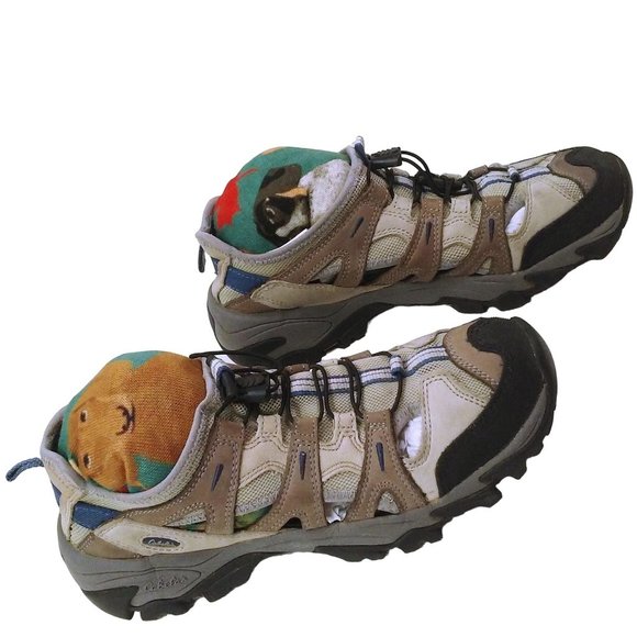 Cabela's Ventilated Hiking Shoe Men-8.5M Summer Heavy Duty Active Outdoor Taupe - Picture 8 of 12